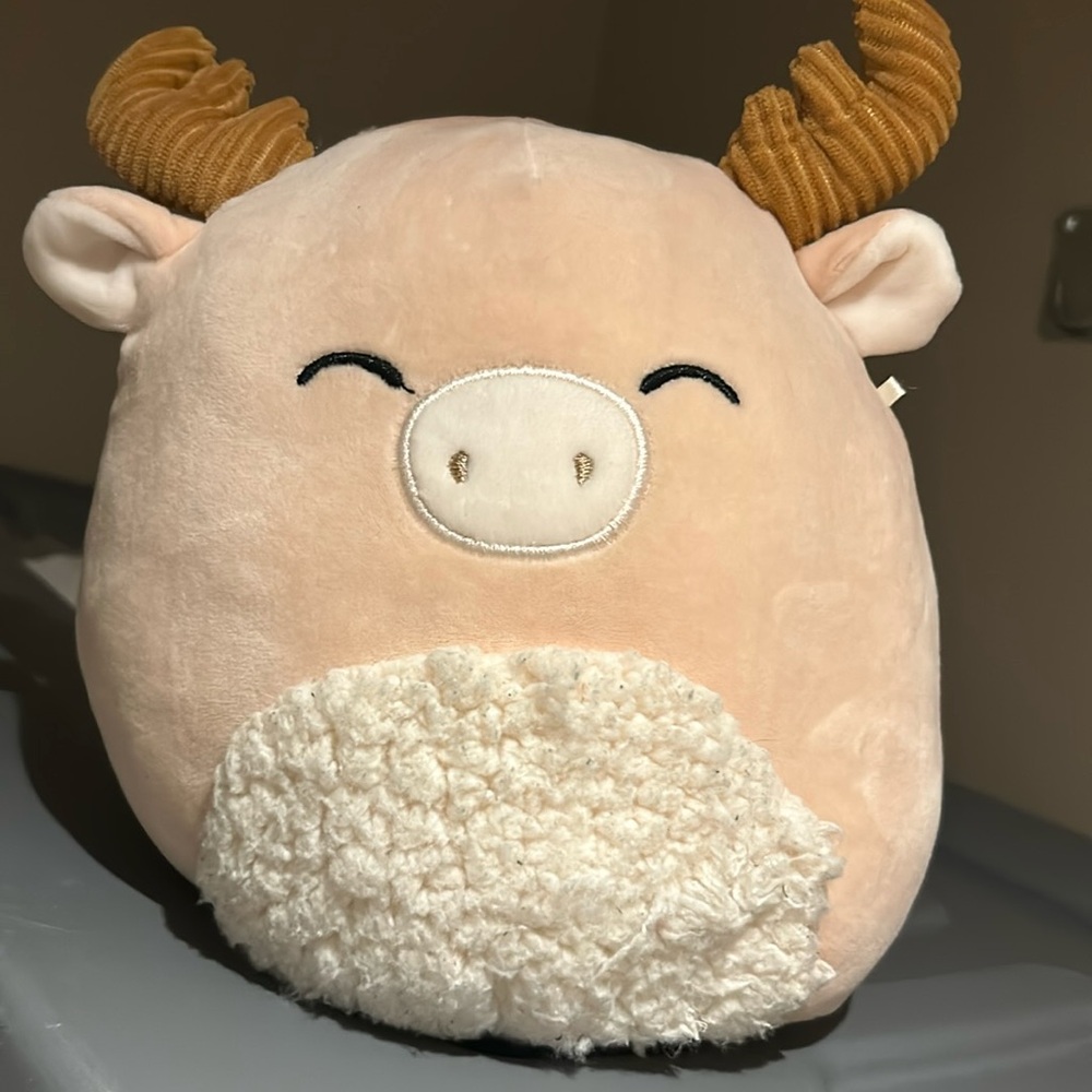 Squishmallows 12” Ike the Moose- beige and adorable